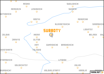 map of Subboty