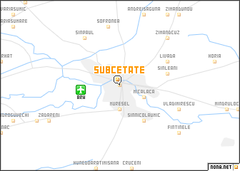 map of Subcetate