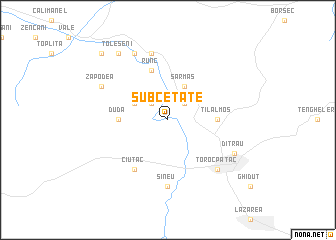map of Subcetate