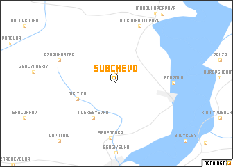 map of Subchëvo