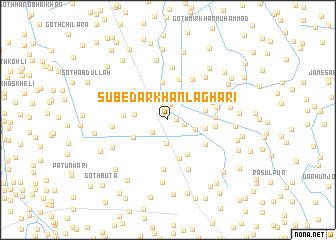 map of Subedār Khān Laghāri