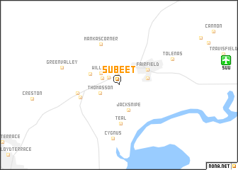 map of Subeet