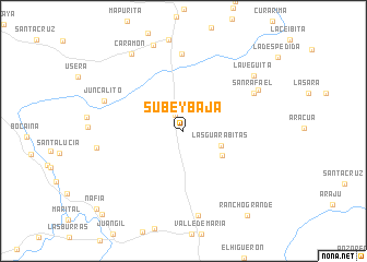 map of Sube y Baja