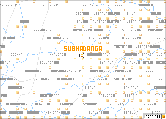 map of Subhadānga