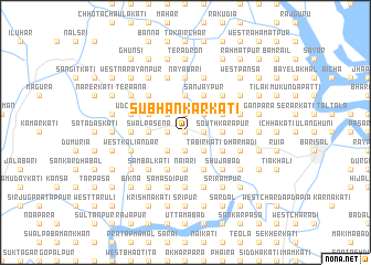map of Subhankarkāti
