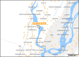 map of Subhiāna