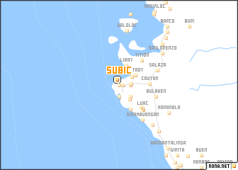 map of Subic