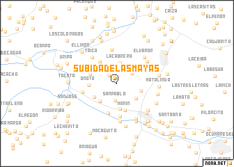 map of Subida de Las Mayas