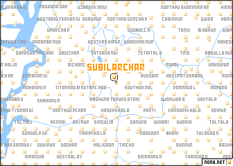 map of Subilār Char