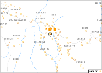 map of Subin