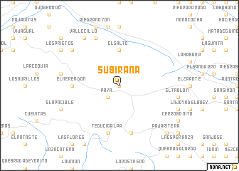 map of Subirana