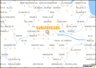 map of Subiránegas