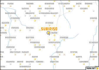 map of Subiriso