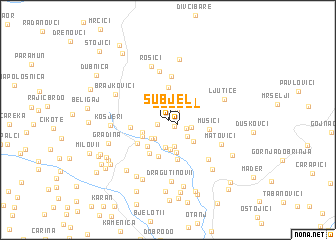 map of Subjel