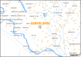 map of Subk al Aḩad