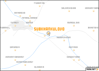 map of Subkhankulovo