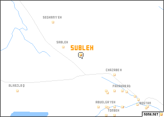 map of Sūbleh