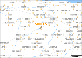 map of Subles