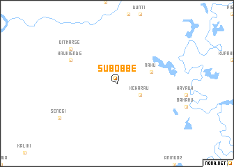 map of Subobbe