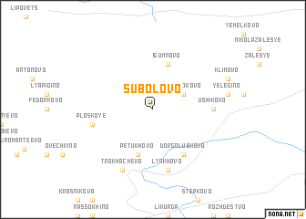 map of Subolovo