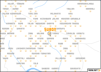 map of Subon