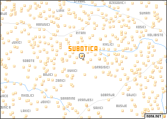 map of Subotica