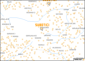 map of Subotići