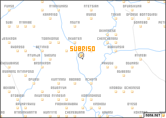 map of Subriso