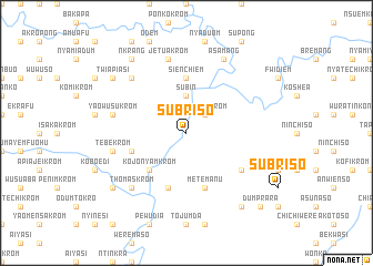 map of Subriso