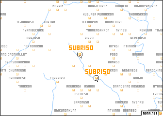 map of Subriso