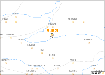 map of Sūbri