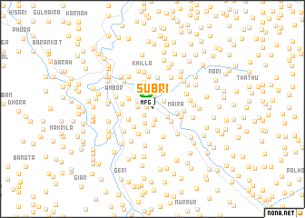 map of Subri