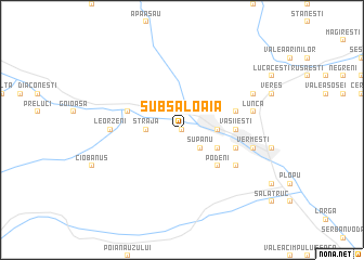 map of Sub Săloaia