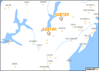 map of Subţān