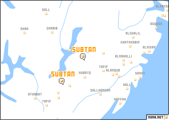 map of Subţān