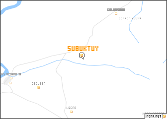 map of Subuktuy
