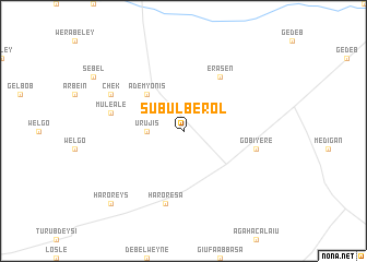 map of Subul Berol