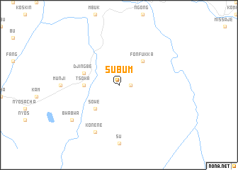 map of Subum