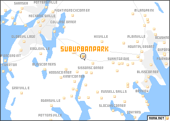 map of Suburban Park