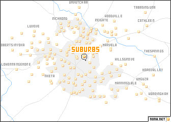 map of Suburbs