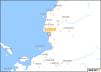 map of Subur