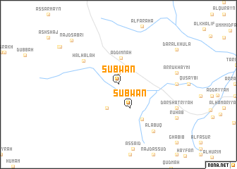 map of Şubwān