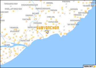 map of Subyŏn-ch\