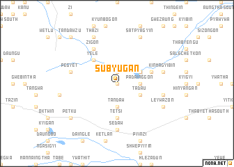 map of Subyugan