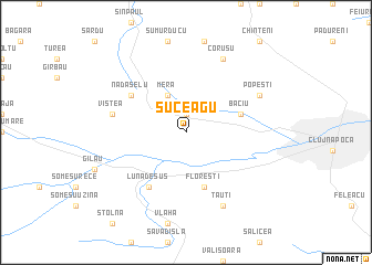 map of Suceagu