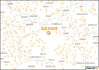 map of Sućeska