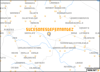 map of Sucesores de Fernández