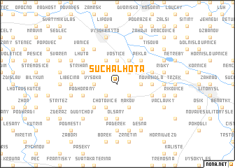 map of Suchá Lhota