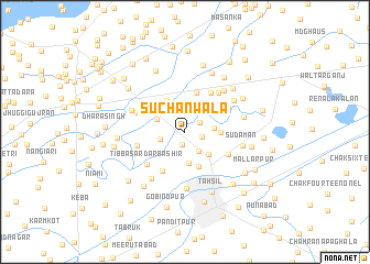 map of Suchānwāla