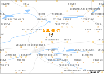 map of Suchary